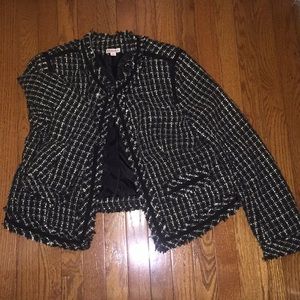Black and silver Merona blazer